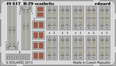 Eduard 49617 B-29 seatbelts
