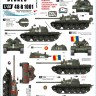 Star Decals 48-B1001 Soviet T-55A Tanks # 1. Cold War.Soviet (Army and Naval Infantry), Poland, Hungary, Czechoslovakia, Germany (DDR), Romania and Jugoslavia 1/48