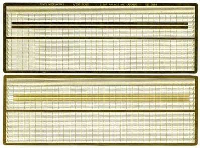Tom's Modelworks 3584 Premium 2-bar rails (both sides relief etched) IJN style 1/350