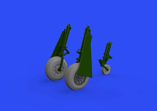 Eduard 648514 BRASSIN 1/48 P-51D wheels grooved (EDU)