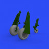Eduard 648514 BRASSIN 1/48 P-51D wheels grooved (EDU)