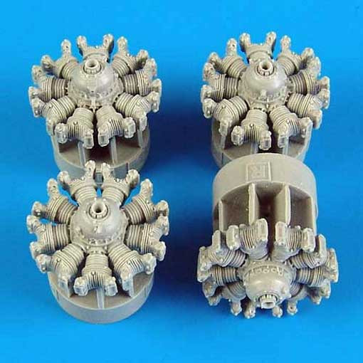QuickBoost QB72314 B-17G Flying Fortress engines 1/72