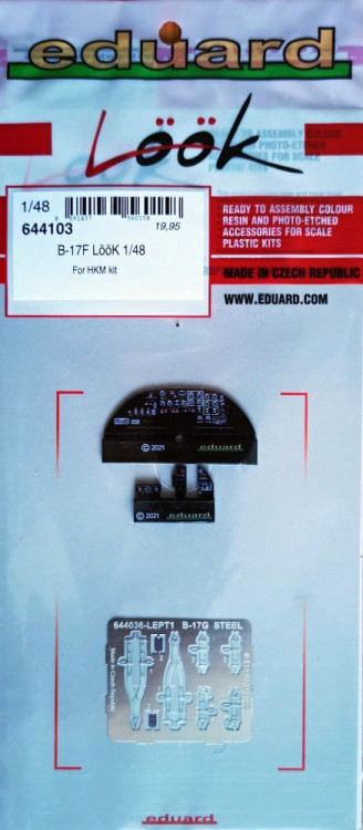 Eduard 644103 BRASSIN B-17F Look (HKM) 1/48