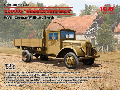 ICM 35409 V3000S 'Einheitsfahrerhaus' German WWII Truck 1/35