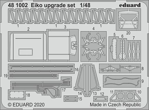 Eduard 481002 SET Eiko upgrade set (EDU)