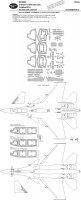 New Ware NWA-M0867 Mask Su-33 Flanker-D EXPERT (MINIBASE 8001) 1/48