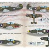 Print Scale C72485 Bell P-39 Airacobra (wet decal) 1/72