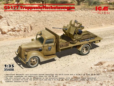 ICM 35408 G917T Truppenluftschutzwagen (3x camo) 1/35