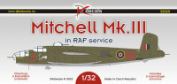 Dk Decals 32020 Mitchell Mk.III in RAF service (2x camo) 1/32