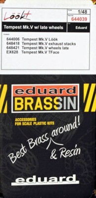 Eduard 644039 BRASSIN 1/48 Tempest Mk.V w/ late wheels LookPlus