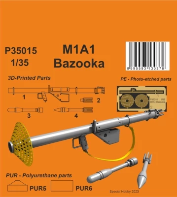 CMK P35015 M1A1 Bazooka (3D-Print) 1/35