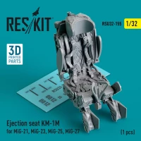 Reskit RSU32155 Eject.seat KM-1M for MiG-21/23/25/27 (1 pc.) 1/32