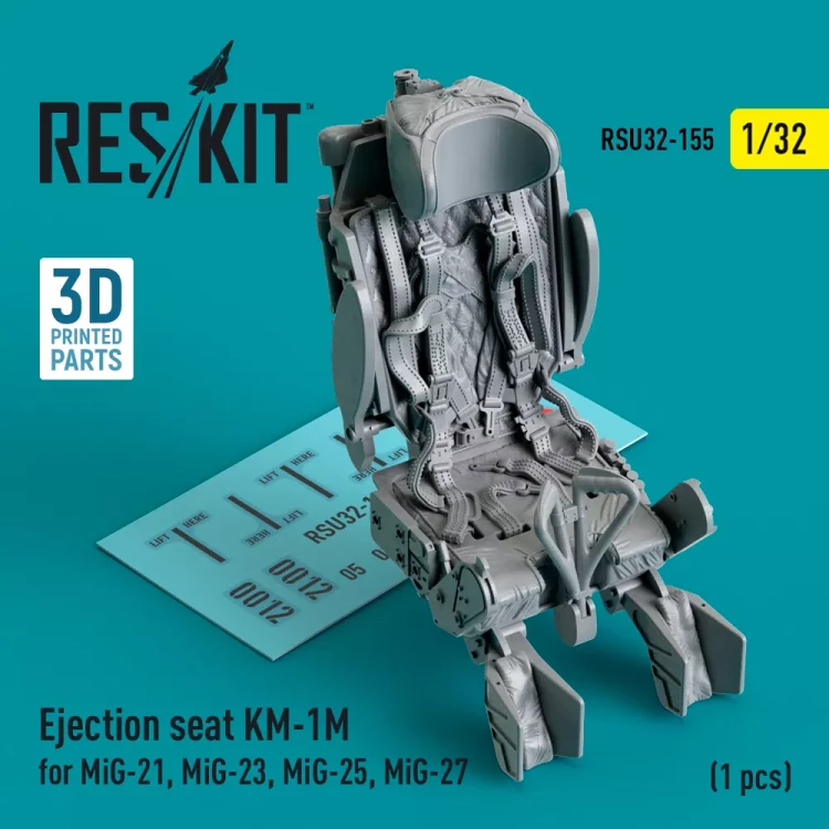 Reskit RSU32155 Eject.seat KM-1M for MiG-21/23/25/27 (1 pc.) 1/32