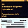 SBS model 48063 DH-82 Tiger Moth rigging wire PE set (AIRFIX) 1/48