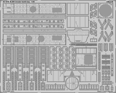 Eduard 481079 SET B-26K Invader bomb bay (ICM) 1/48