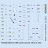 Eduard D72040 Decals S-199 Czechoslovak stencils (EDU) 1/72