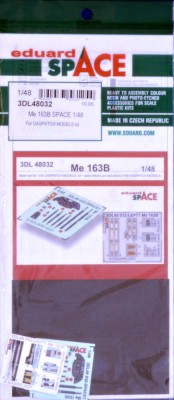 Eduard 3DL48032 Me 163B SPACE (GASP.MOD.) 1/48