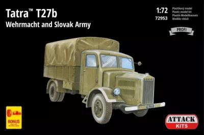 Attack Hobby 72953 TATRA T27b Wehrmacht &amp; Slovak Army (PROFI) 1/72