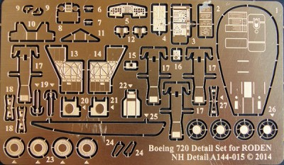 NH Detail NHA144015 Boeing 720 Detail Set [Let L-410M L-410MU Let L-410MA L-410MU] 1/144