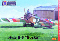 Kovozavody Prostejov 72076 Avia B.9 Military (2x camo) 1/72