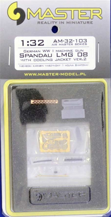 Master AM-32-103 1/32 Spandau LMG 08 w/ cooling jacket ver.2
