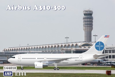 AMP 144010 Airbus A310-300 Pratt &amp; Whitney Pan American 1/144
