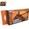 AK Interactive AK-01167 Набор акриловых красок для немецкого камуфляжа