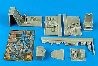 Aires 2103 Bf 109E-1 cockpit set 1/32