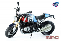 Meng Model MT-003t BMW R nineT Option 719 Mars Red/Cosmic Blue (Pre-colored Edition) 1/9