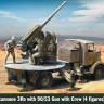 IBG Models 35066 Italian Autocannone 3Ro with 90/53 Gun and Crew 4 figures scale 1/35n & Crew 1/35