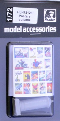 Hauler HLH-72126 Posters column (resin set) 1/72
