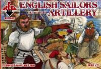 Red Box 72083 English sailors artillery, 16-17th century 1/72