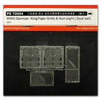 Voyager Model PE72004 WWII German KingTiger Grills & Gun Sight ( Dual Set) (For DRAGON Kit) 1/72