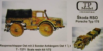 TP Model T-7271 Skoda RSO Porsche Type 175 1/72