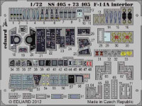 Eduard 73405 1/72 Фототравление для F-14A interior S.A.