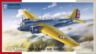 Special Hobby SH72446 B-12A Bomber 'Yellow Wings' (4x camo) 1/72