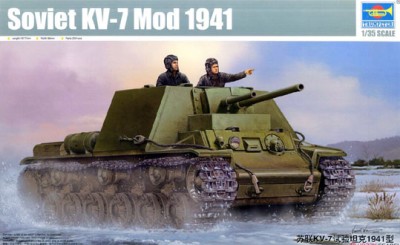 Trumpeter 09503 Советская САУ КВ-7 мод.1941. об.227 1/35