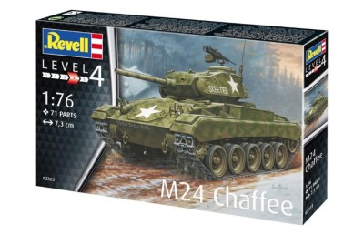 Revell 03323 Лёгкий танк США M24 Чаффи 1/76