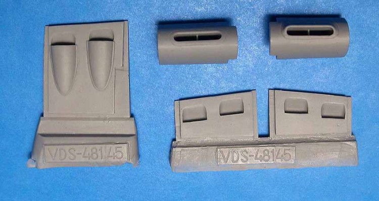 Vector VDS48-145 B-25B/C/D/G Mitcell заборники маслорадиаторов (Accurate Miniatures/Italery/Academy) 1/48