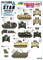 Star Decals 35-C1400 War in Ukraine # 11 Foreign Aid to Ukraine 2022-23 M113A2/A3, M113G3, M113AS4 1/35
