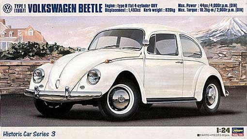 Hasegawa 21203 VOLKSWAGEN BEETLE 1967 1/24