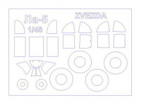 KV Models 48016-1 Ла-5 (все модификации) + маски на диски и колеса