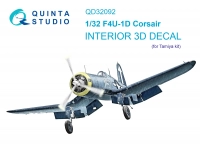 Quinta studio QD32092 F4U-1D (Tamiya) 1/32