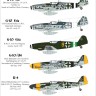 Aims AIMS72D029 Late war Messerschmitt Bf-109's' 1/72 Aims AIMS72D029 Late war Messerschmitt Bf-109's' 1/72