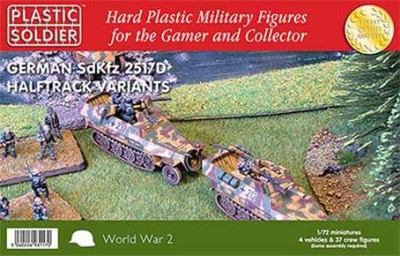 Plastic Soldier WW2V20016 1/72nd German Sdkfz 251/D Variants kit