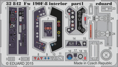 Eduard 32842 Fw 190F-8 interior S.A. 1/32