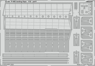 Eduard 32457 SET P-40E landing flaps (TRUMP)