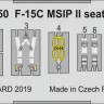 Eduard FE950 1/48 F-15C MSIP II seatbelts STEEL (G.W.H.)