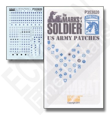 Echelon FD P353020 U.S. Army Patches 1/35