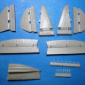 Vector VDS48-081 Re.2002 рулевые поверхности и гаргрот 1/48